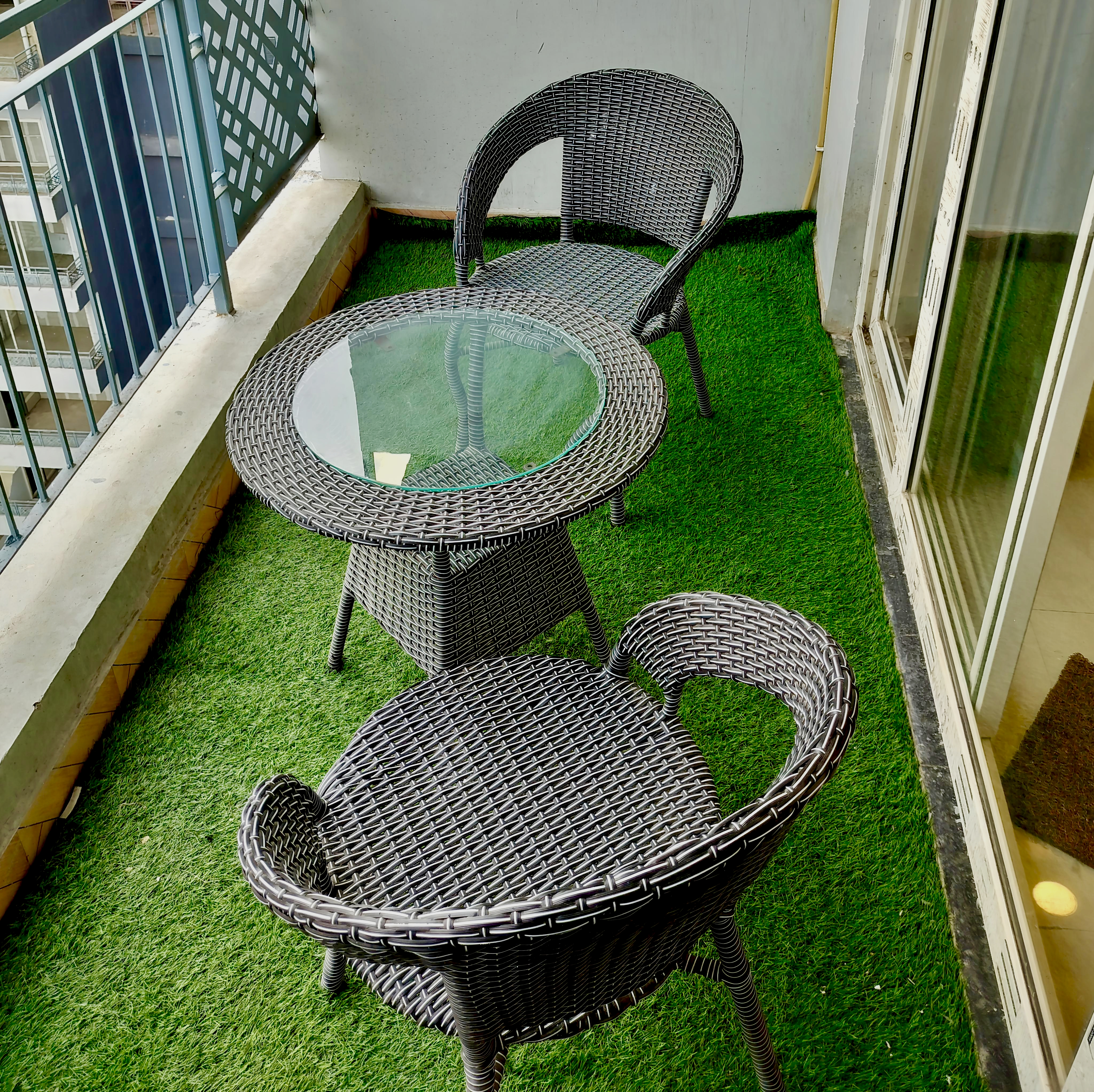Stylish seating area in the studio